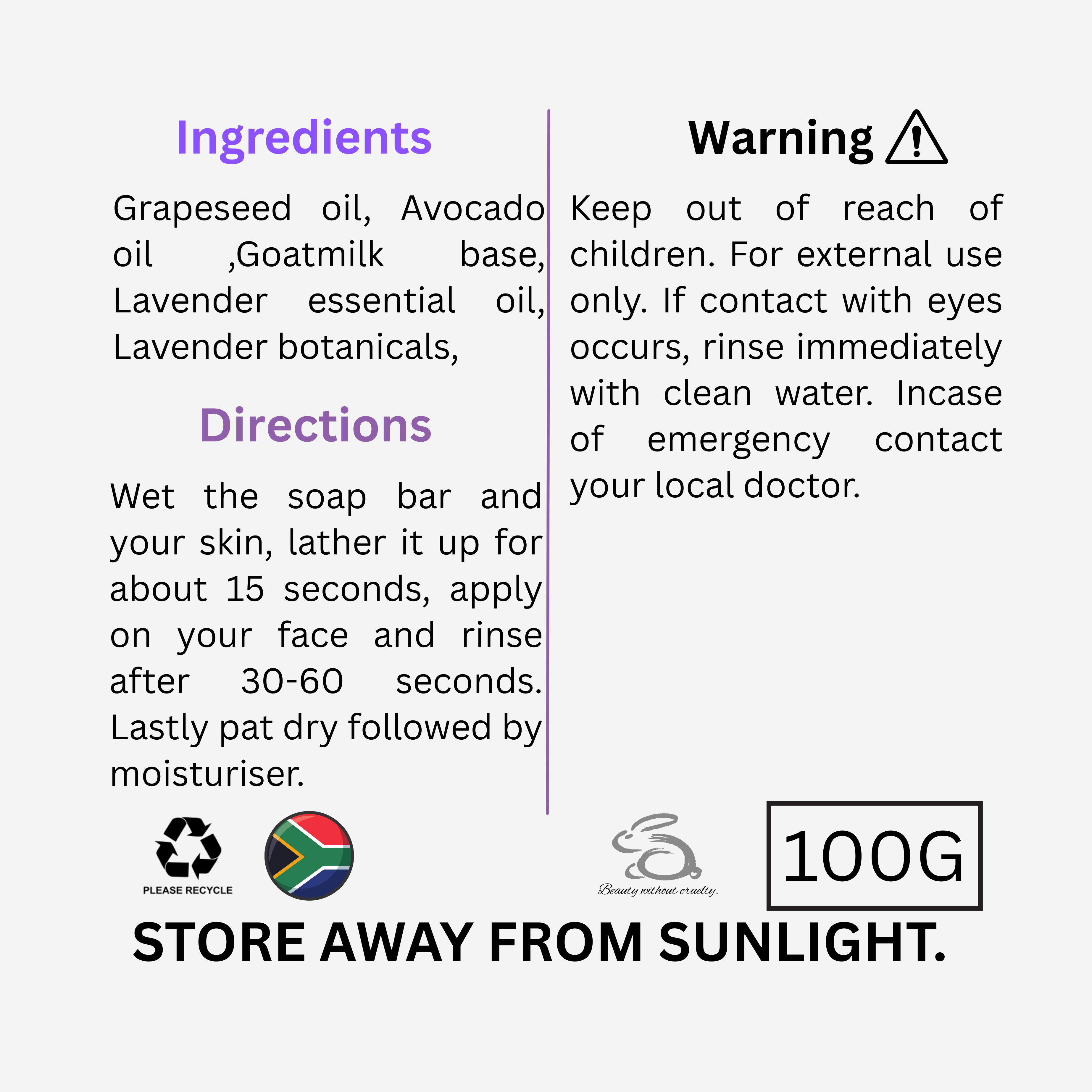 Spiritual Awakening: Lavender Botanical Bar Soap