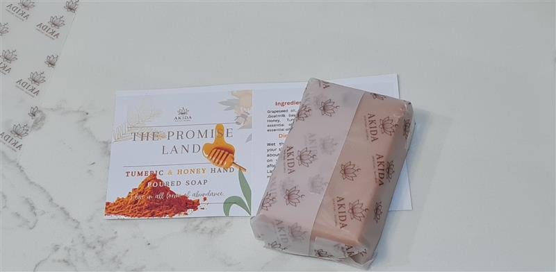 The Promise Land: Goat's Milk, Turmeric & Golden Honey Soap Bar